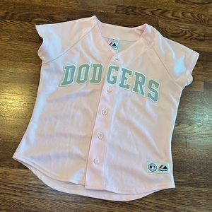 Limited Edition light pink Dodgers jersey